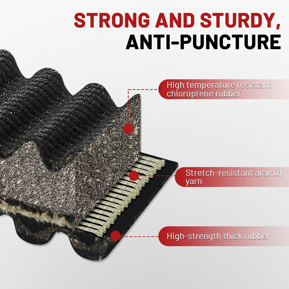 FLIBEN drive belt for Polaris Ranger XP 1000 keeps drive smooth through mud.