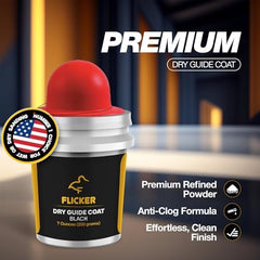 Flickers Premium Black Dry Guide Coat Kit easy cleanup saves time after sessions