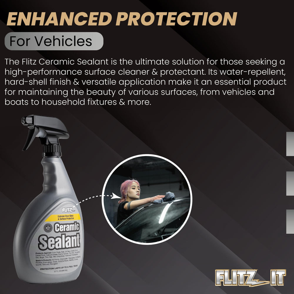 FLITZ showroom finish at home with quick buff-off shine