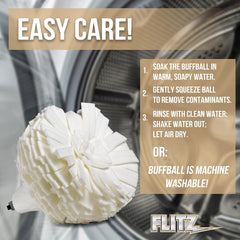 Made in USA quality kit by Flitz for DIY polishing.