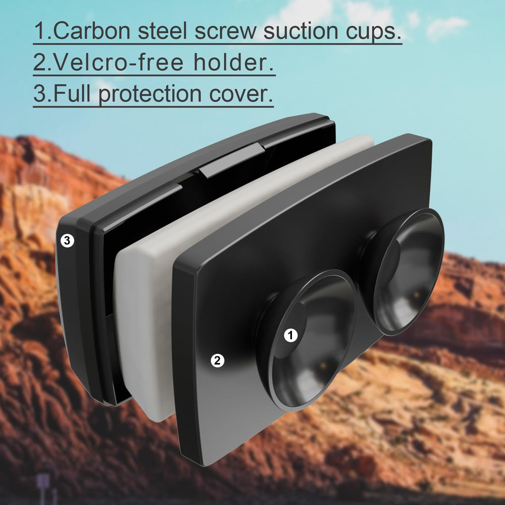 FLLIK EZ Pass Holder all-black design blends with car interiors.