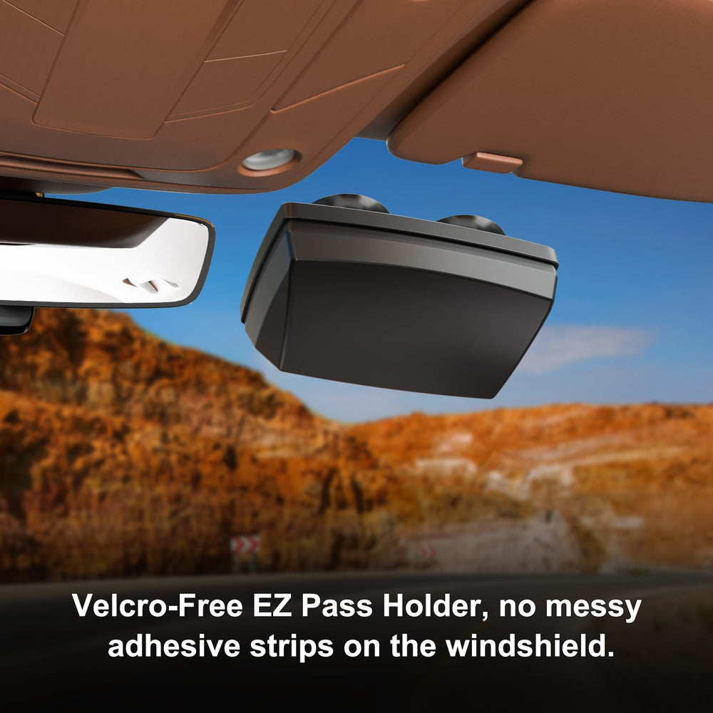 FLLIK EZ Pass Holder provides easy installation with no tape required.