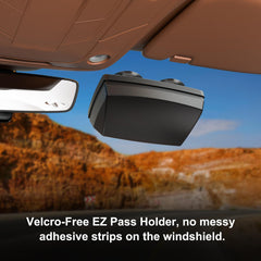 FLLIK EZ Pass Holder provides easy installation with no tape required.