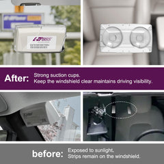 FLLIK EZ Pass Holder enables residue-free transfer between vehicles.