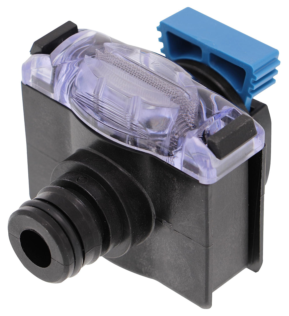 Flojet R3526144D self-priming setup shows easy water pickup from lower levels