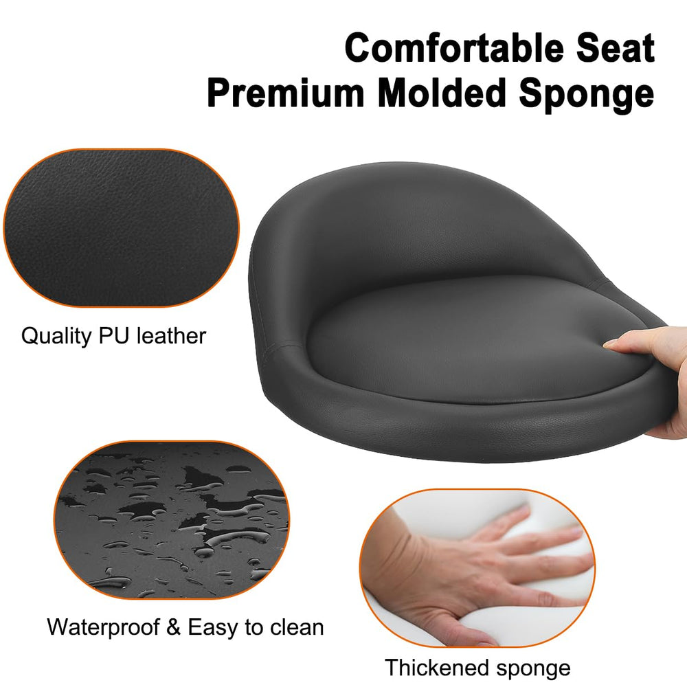 FLOLXNB thick-seat cushion provides comfortable seating during long repairs.