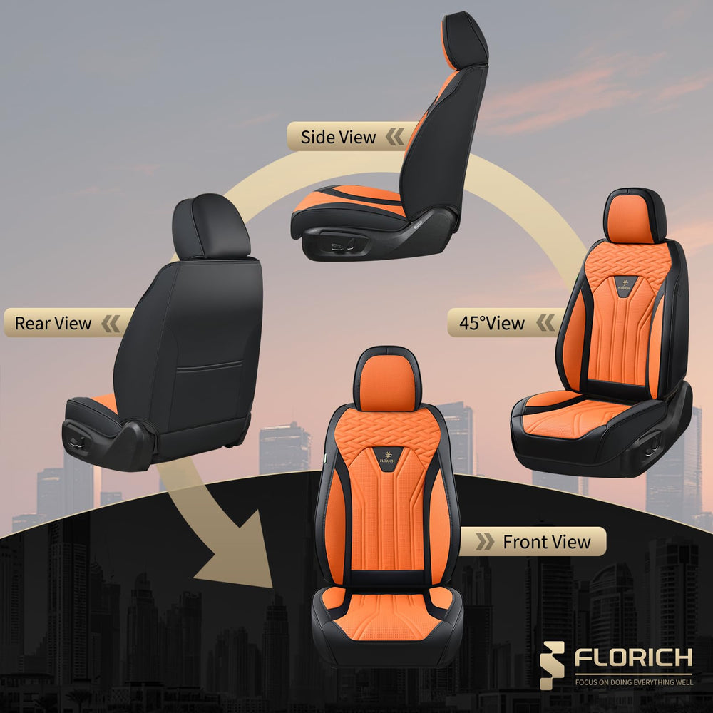 FLORICH back-pocket front seat insert for handy storage.