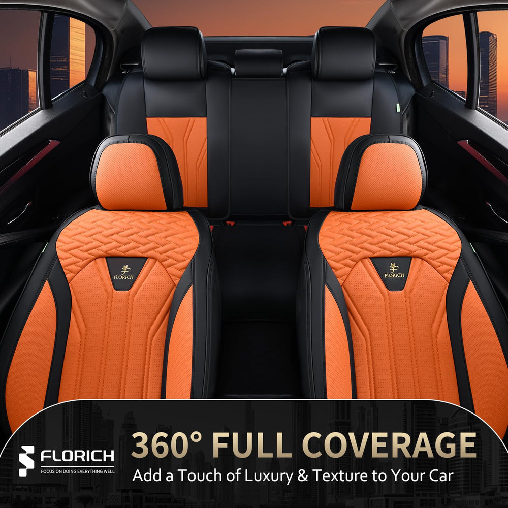 FLORICH back-seat coverage creates a uniform interior look.