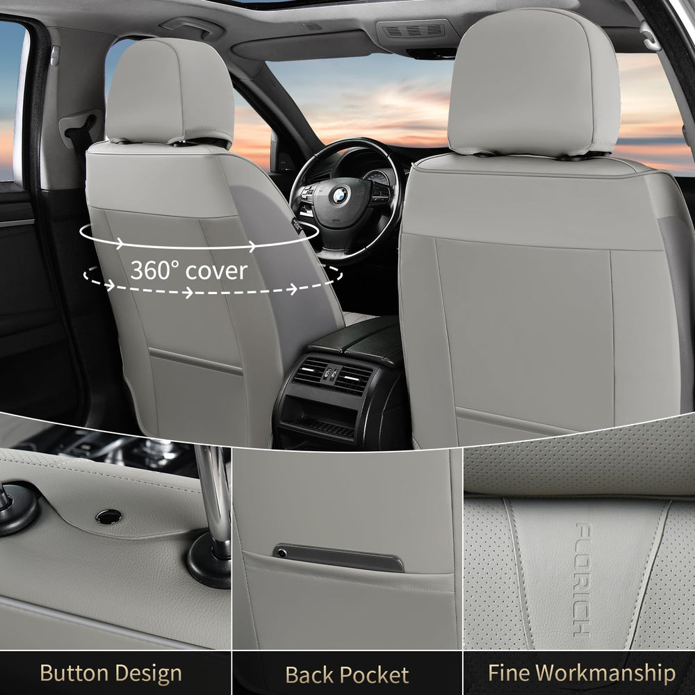 FLORICH diamond-pattern design detail adds upscale style to your car interior