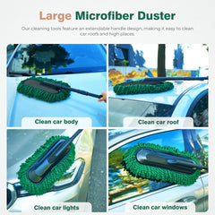 FLORICH duster-microfiber-bristles-close scratches-free dusting on delicate finishes.