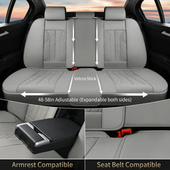 FLORICH full-coverage seat wrap protects seats with a seamless look