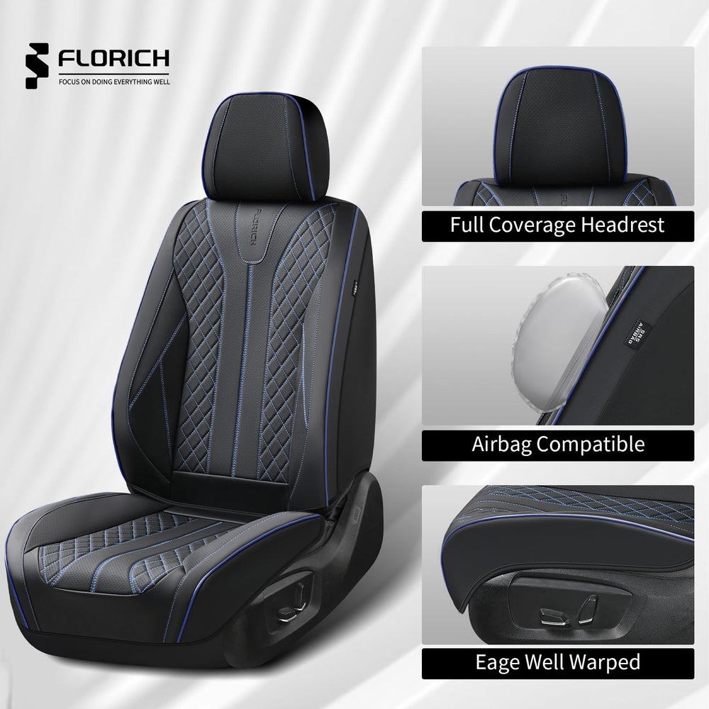 FLORICH full-coverage design protects entire seat for a cohesive look
