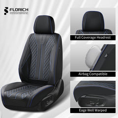 FLORICH full-coverage design protects entire seat for a cohesive look