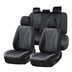 FLORICH leather seat cover universal fit showing premium protection for car interior