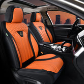 FLORICH leather front-seat cover for universal fit and enhanced comfort.