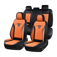 FLORICH full-set leather seat covers protect all seats with a cohesive look.