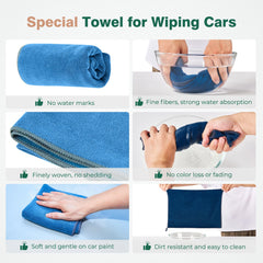 FLORICH microfiber-cloth-33x60 absorbs moisture for streak-free polish.