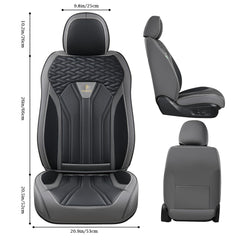 FLORICH waterproof leather car seat covers guard against spills and stains for daily use.