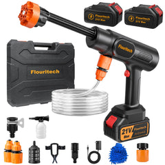 Flouritech cordless washer unit for on-the-go car and patio cleaning