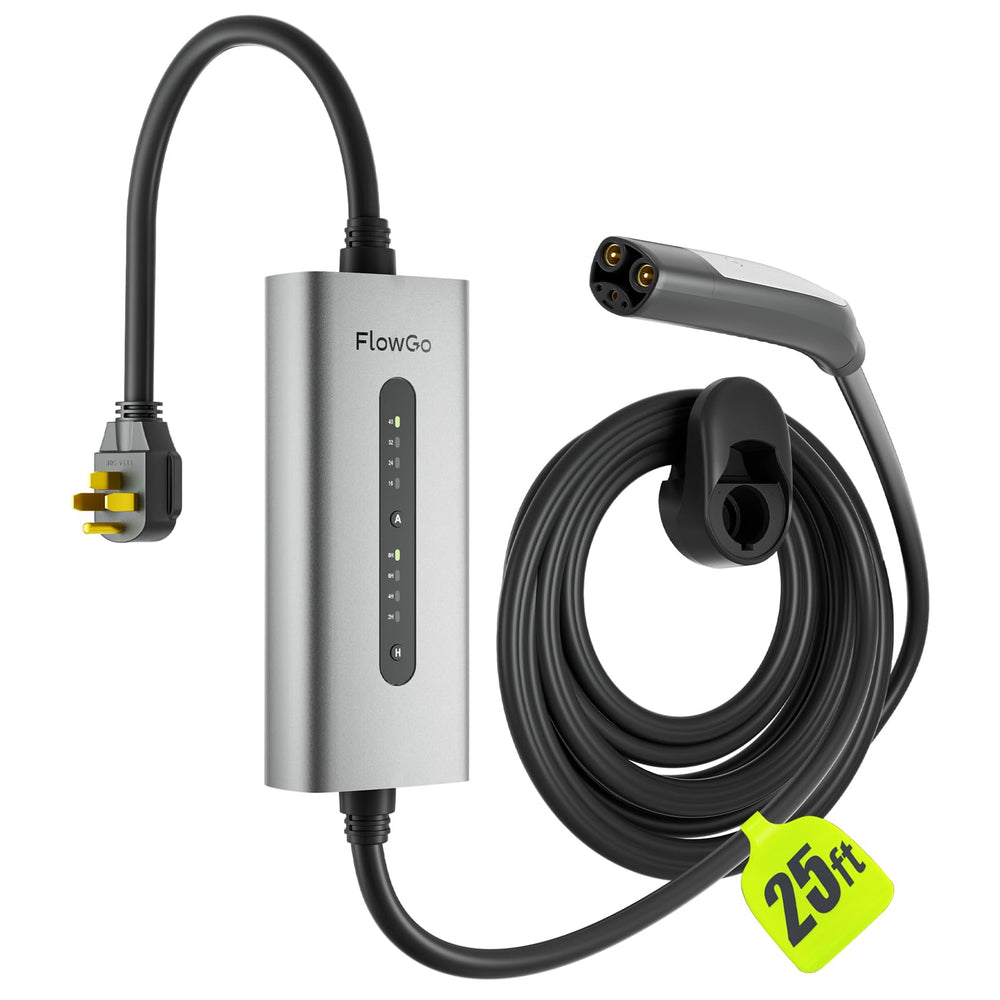 FlowGo Tesla Charger 40A with NACS enables quick Level 2 charging for Teslas