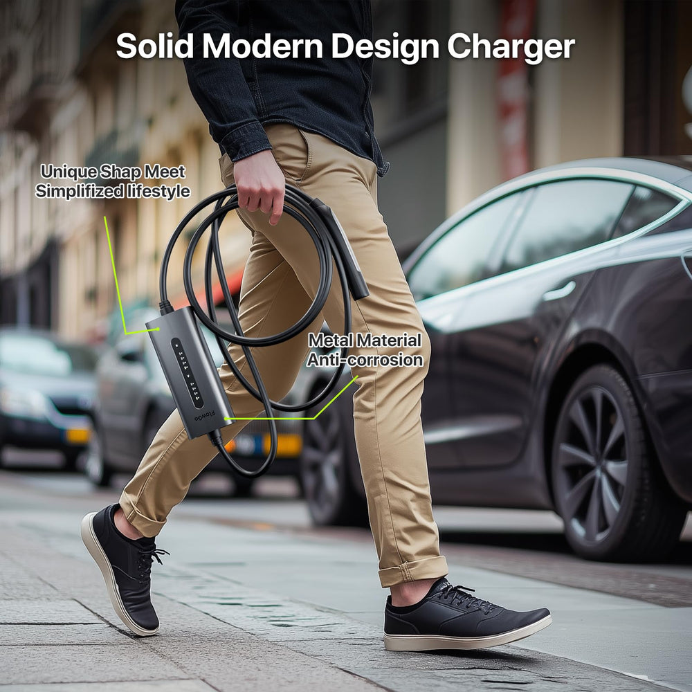 FlowGo charger with adjustable current from 8A to 40A