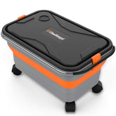 FlowMangol Glide CB-55 bucket with water supply feature for efficient car detailing.