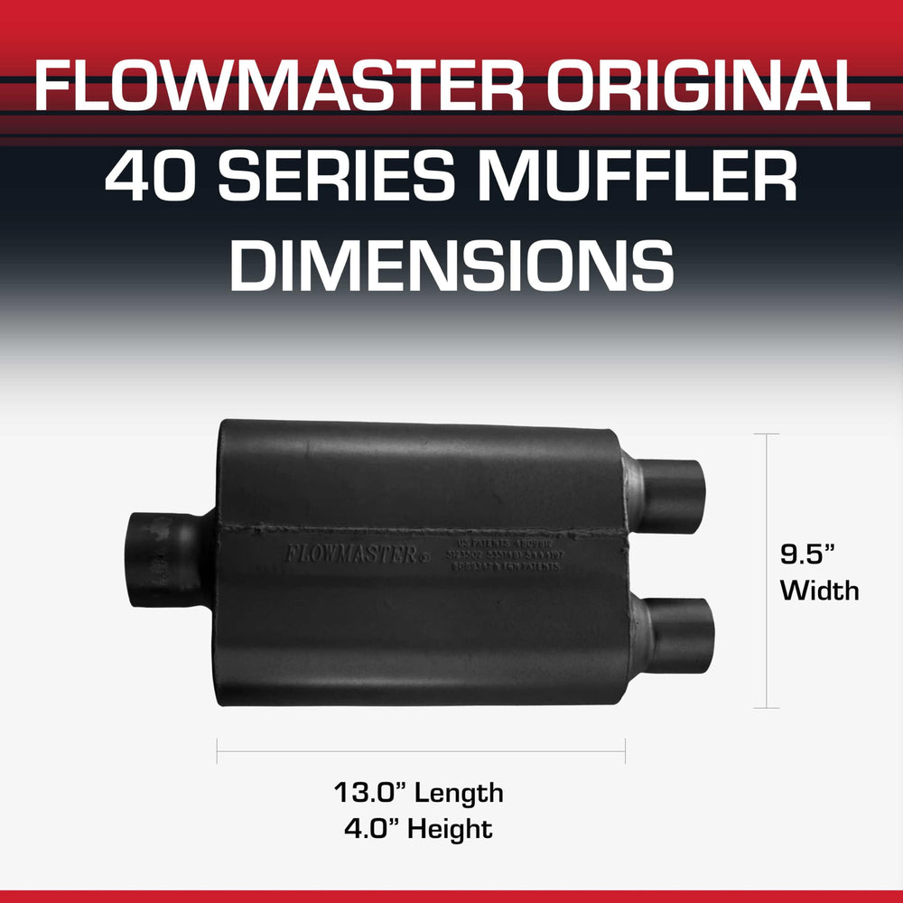 Flowmaster 40-Series universal fitment suits many modern builds.
