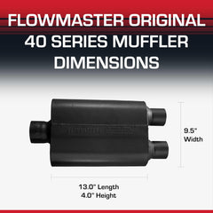 Flowmaster 40-Series universal fitment suits many modern builds.