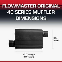 Flowmaster 40 Series universal fitment options for multiple setups