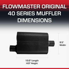 Flowmaster 40 Series ideal for muscle cars and street rods