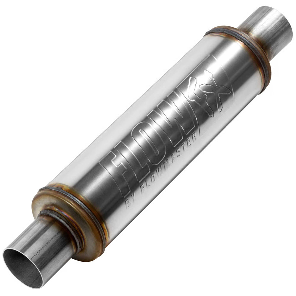 Flowmaster Flow FX chambered muffler with round body for daily driving