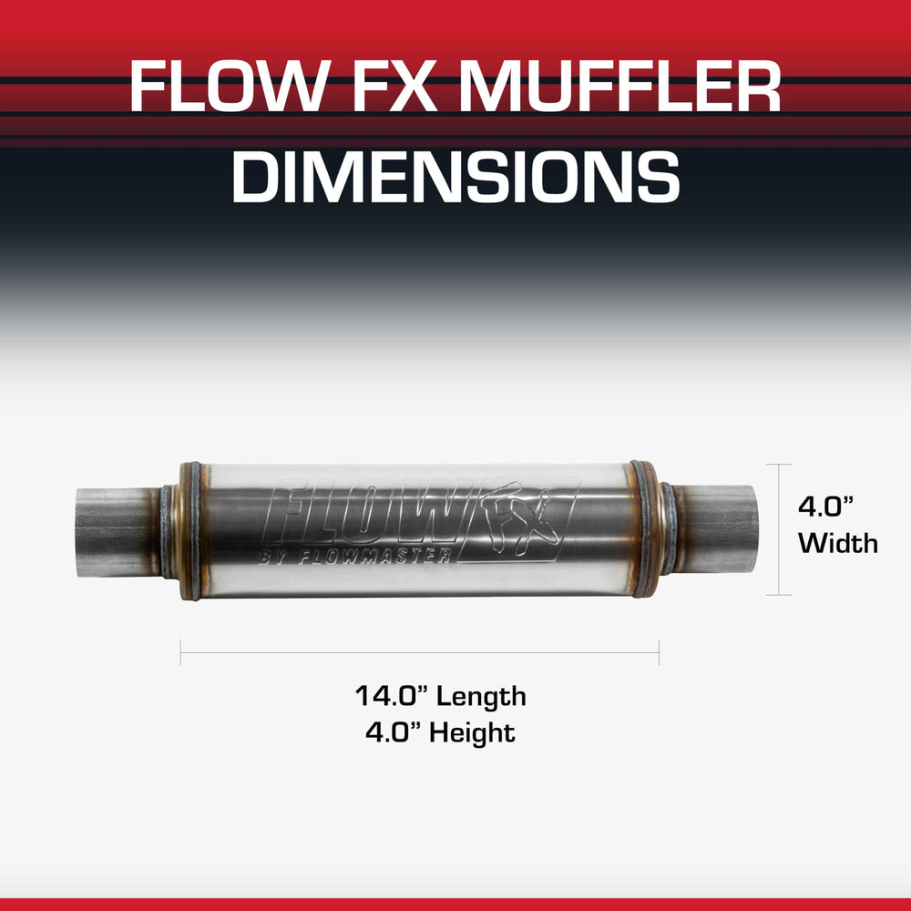 Flowmaster Flow FX universal fitment illustrating adaptable pathways for builds