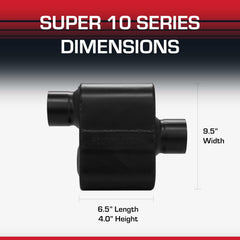 Flowmaster Super 10 Series muscle car tone preview: bold and street-ready.