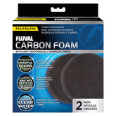 Fluval FX Carbon Foam pads 2-pack for mechanical filtration and odor removal.