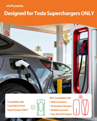 Fluxelle NACS to CCS adapter expanded access to Tesla Supercharger ports for CCS EVs.