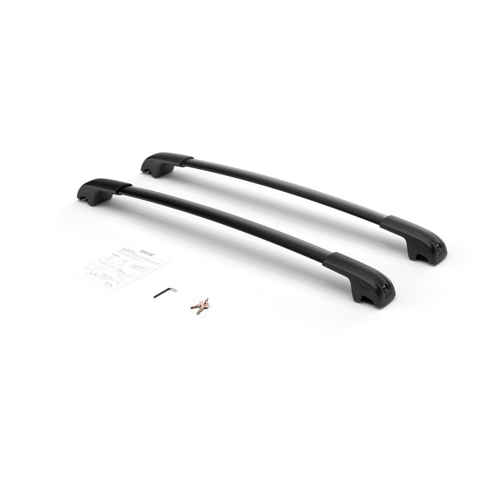 FLYCLE bike, kayak, and surfboard ready crossbars with gear