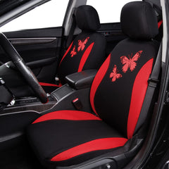 Flying Banner Butterfly full set red airbag-compatible label visible on seat edge.