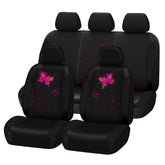 Flying Banner Butterfly full set seat cover fits most cars and upgrades interior style.