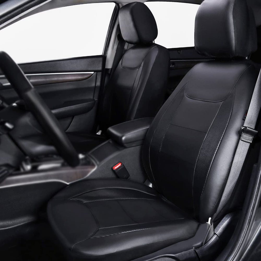 Flying Banner car seat cover airbag compatible for safe deployment.