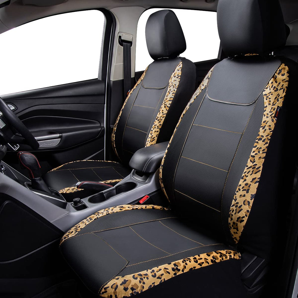 Flying Banner Carbon Fiber Faux Leather Rear Seat Cover for durable protection