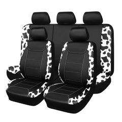 Flying Banner carbon fiber front seat cover protects seats with a stylish look