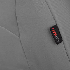 Flying Banner classic style seat protector adds subtle fashion.