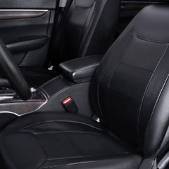 Flying Banner faux leather carbon fiber look adds subtle style.