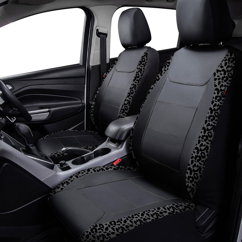 Flying Banner faux leather look car seat cover offers a premium feel and easy maintenance.