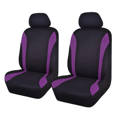 Flying Banner front seat covers in breathable mesh fabric for daily comfort.
