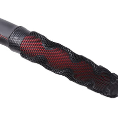 Flying Banner breathable honeycomb holes keep hands cool during drives.