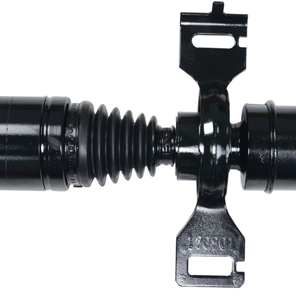 Flynsu installation-ready rear driveshaft illustrating straightforward replacement process.