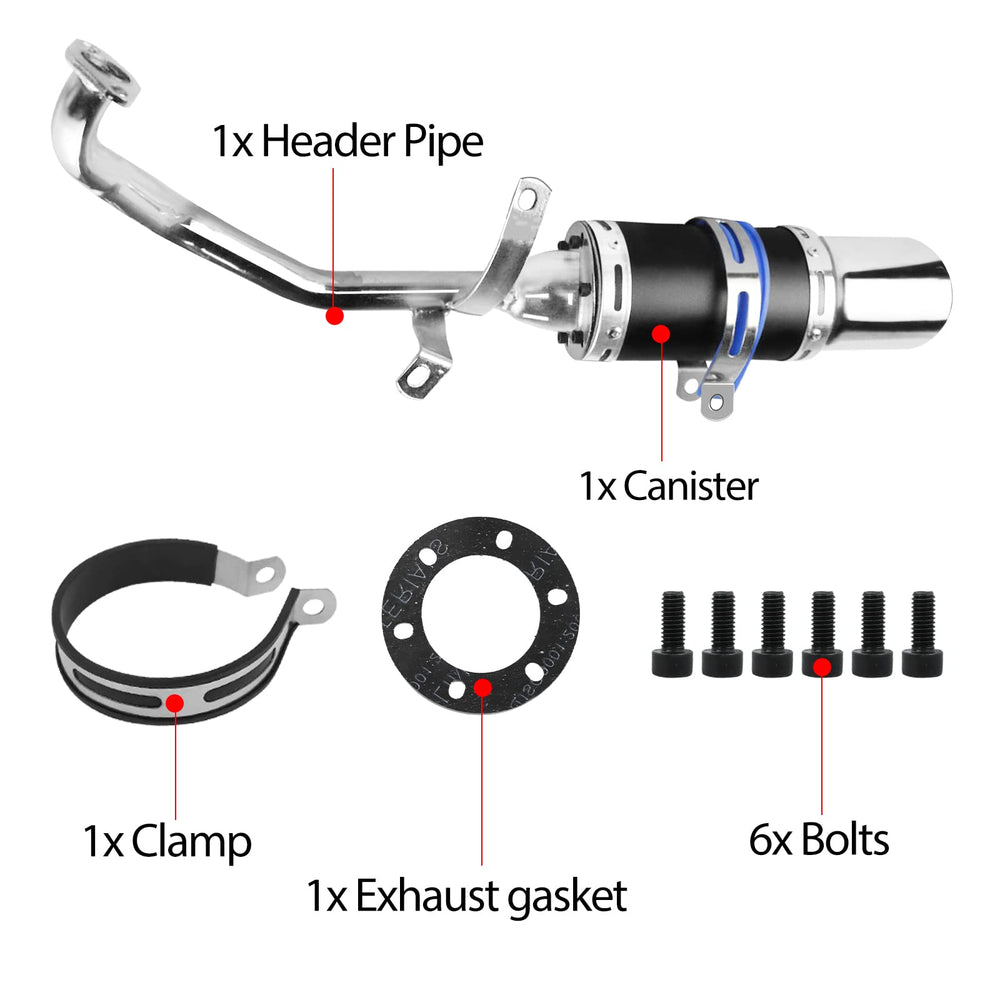 FLYPIG Gy6 installation space tip prevents dipstick obstruction.