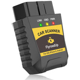FlyroadUp OBD2 scanner Bluetooth setup for iPhone and Android enables quick diagnostics.