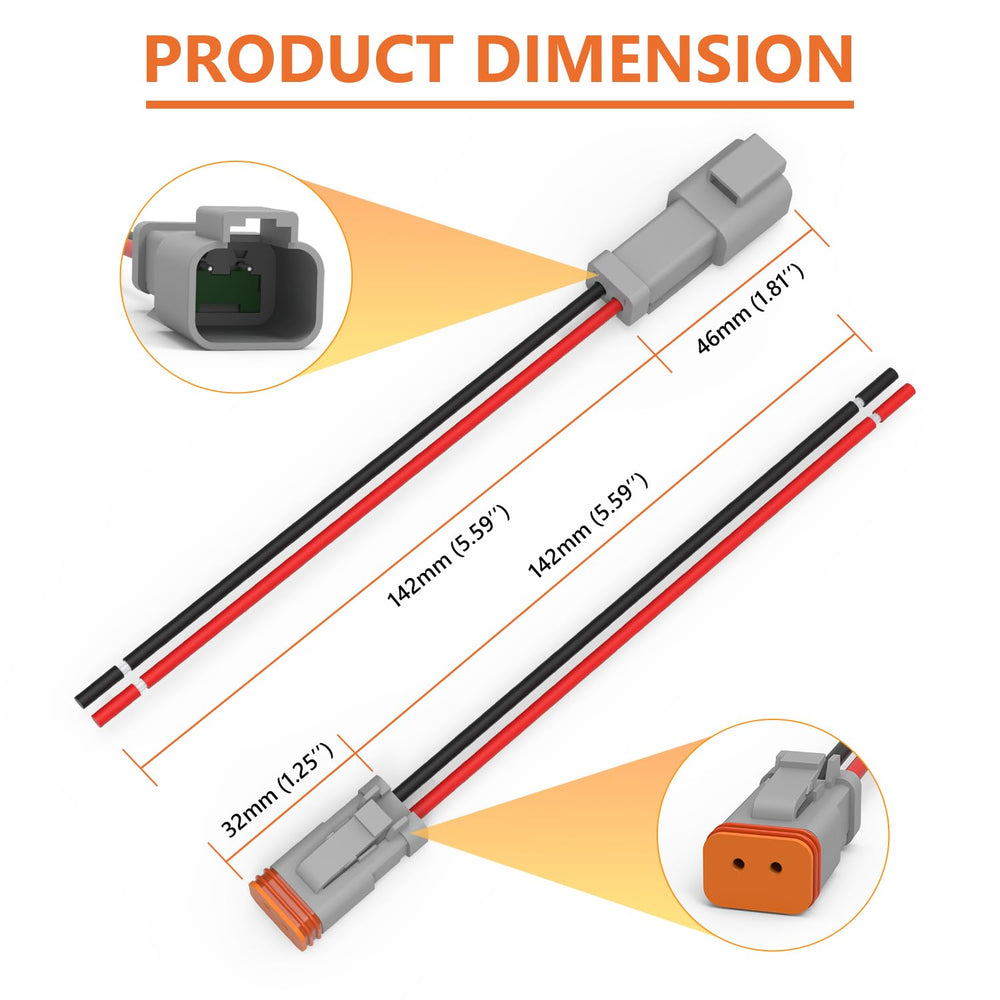 Close-up of Flytuo DT 2-pin grey contacts showing durability.